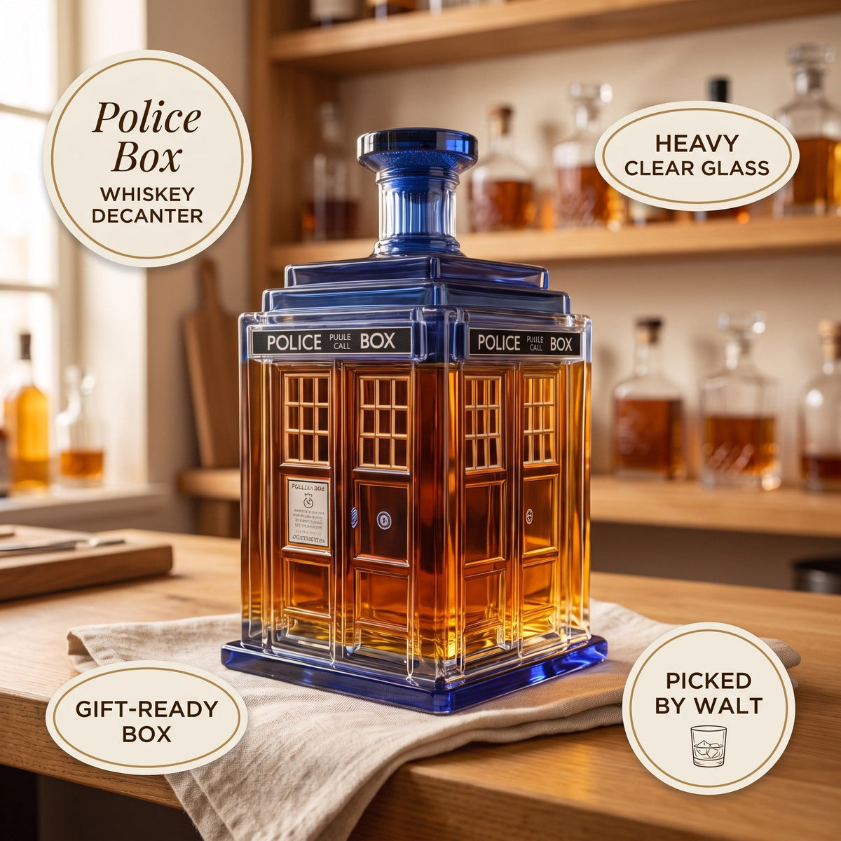 Whiskey Decanter – Police Box