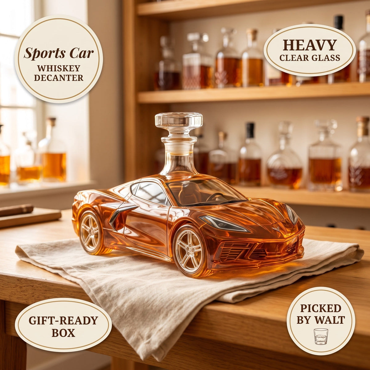 Whiskey Decanter – Sports Car