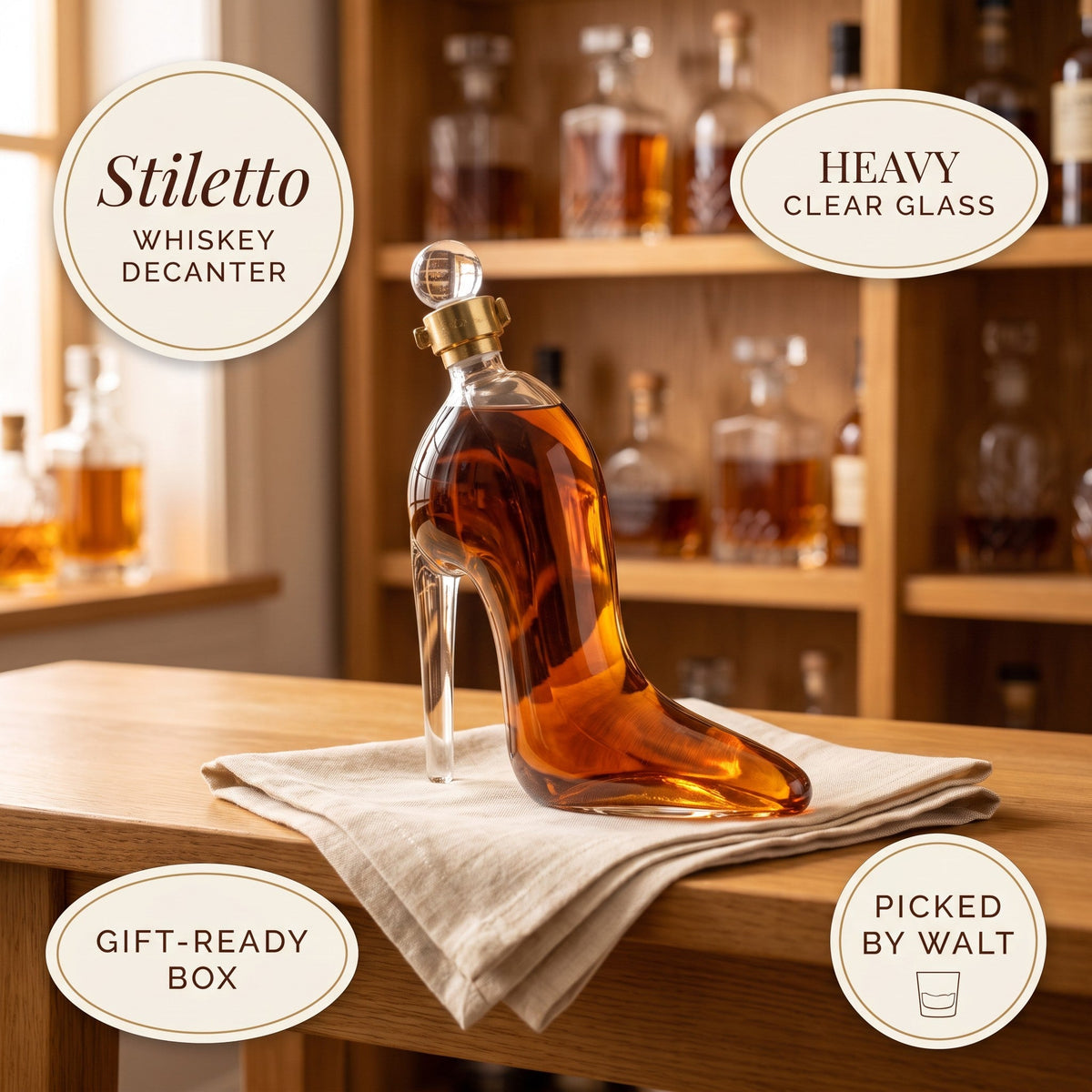 Whiskey Decanter – Stiletto