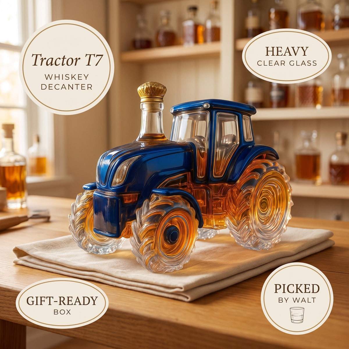 Whiskey Decanter – Tractor T7