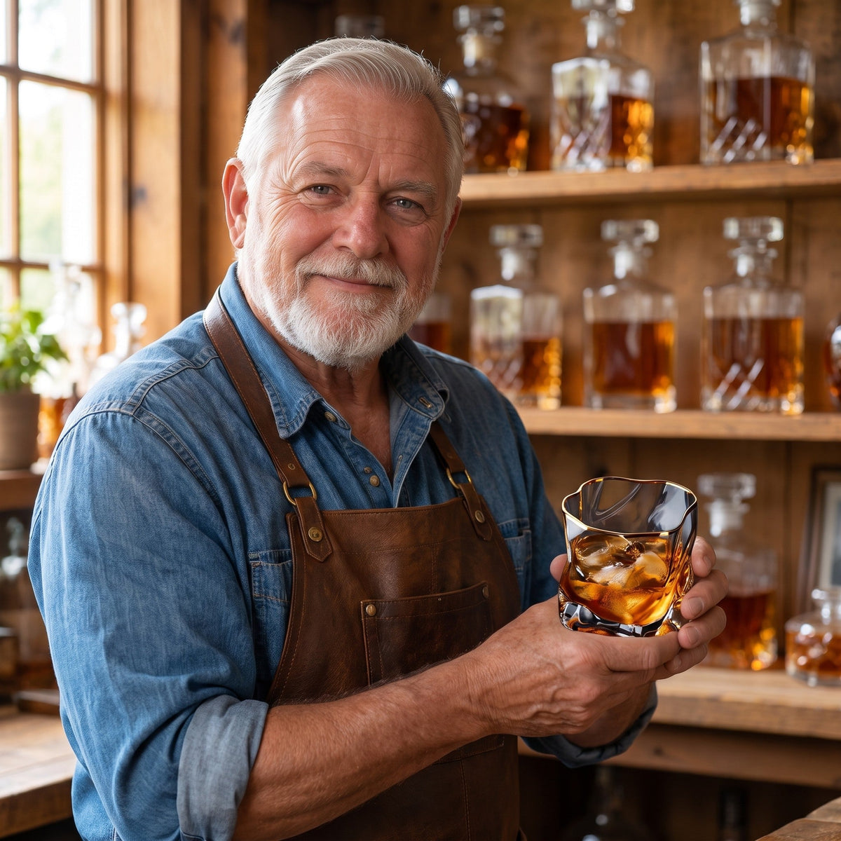Japanese Crystal Whiskey Glass – Hoshi Gold