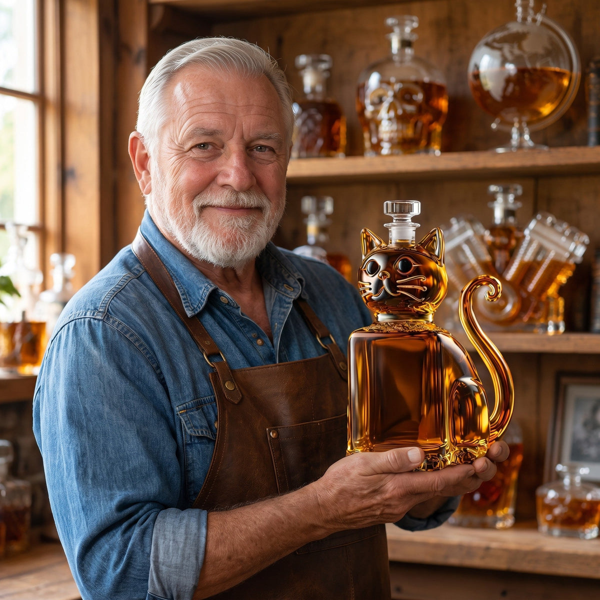 Whiskey Decanter – Cat