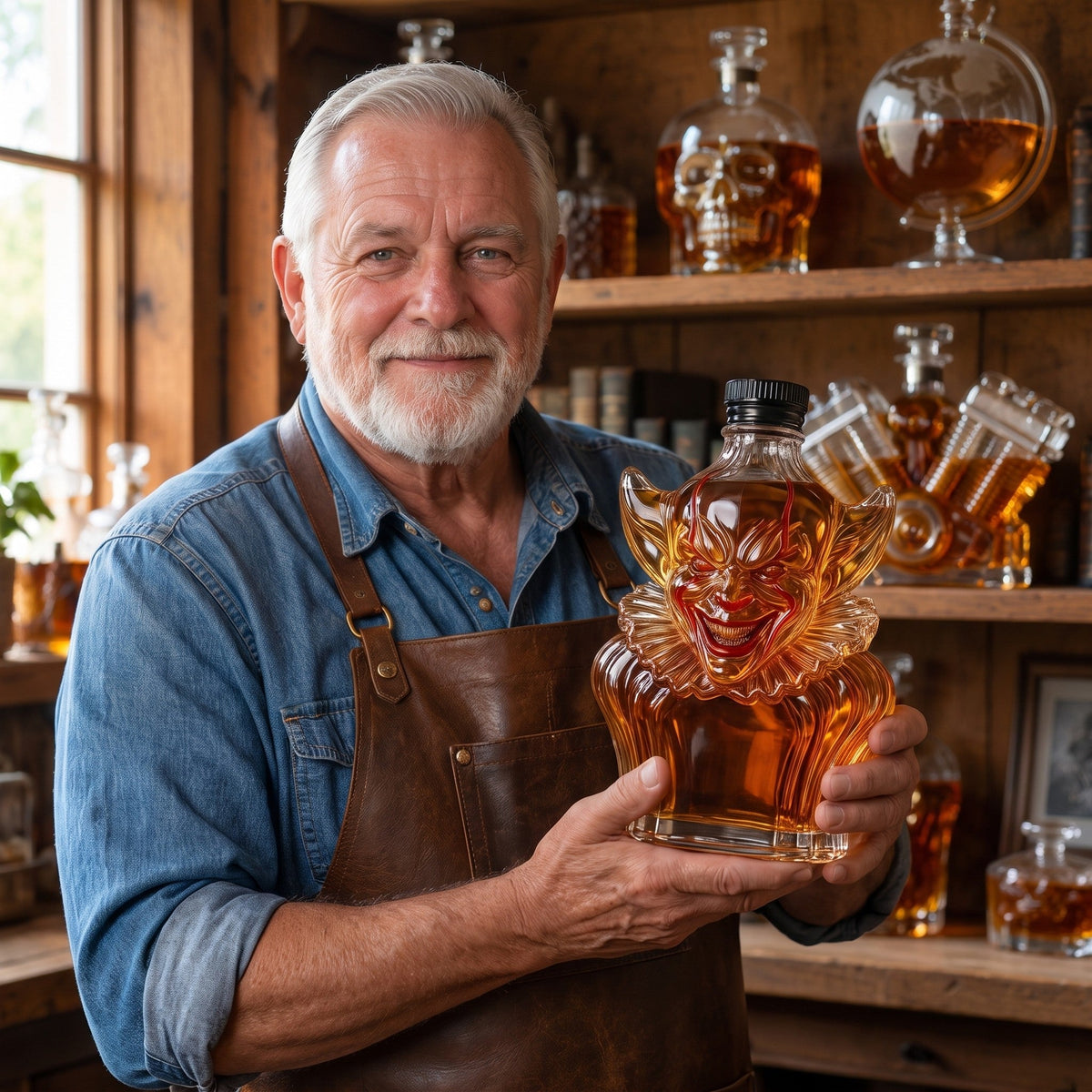 Whiskey Decanter – Clown