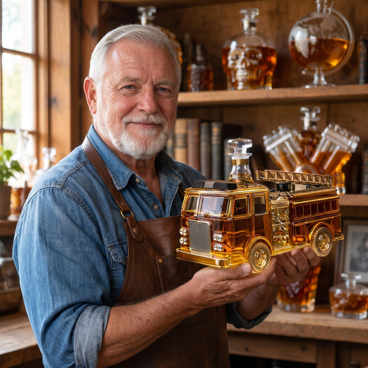 Whiskey Decanter – Fire Truck