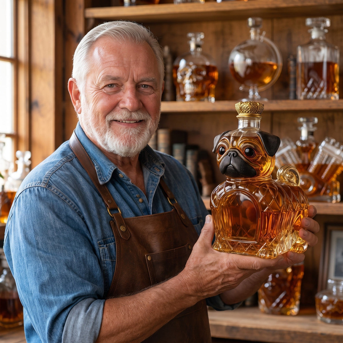 Whiskey Decanter – French Bulldog