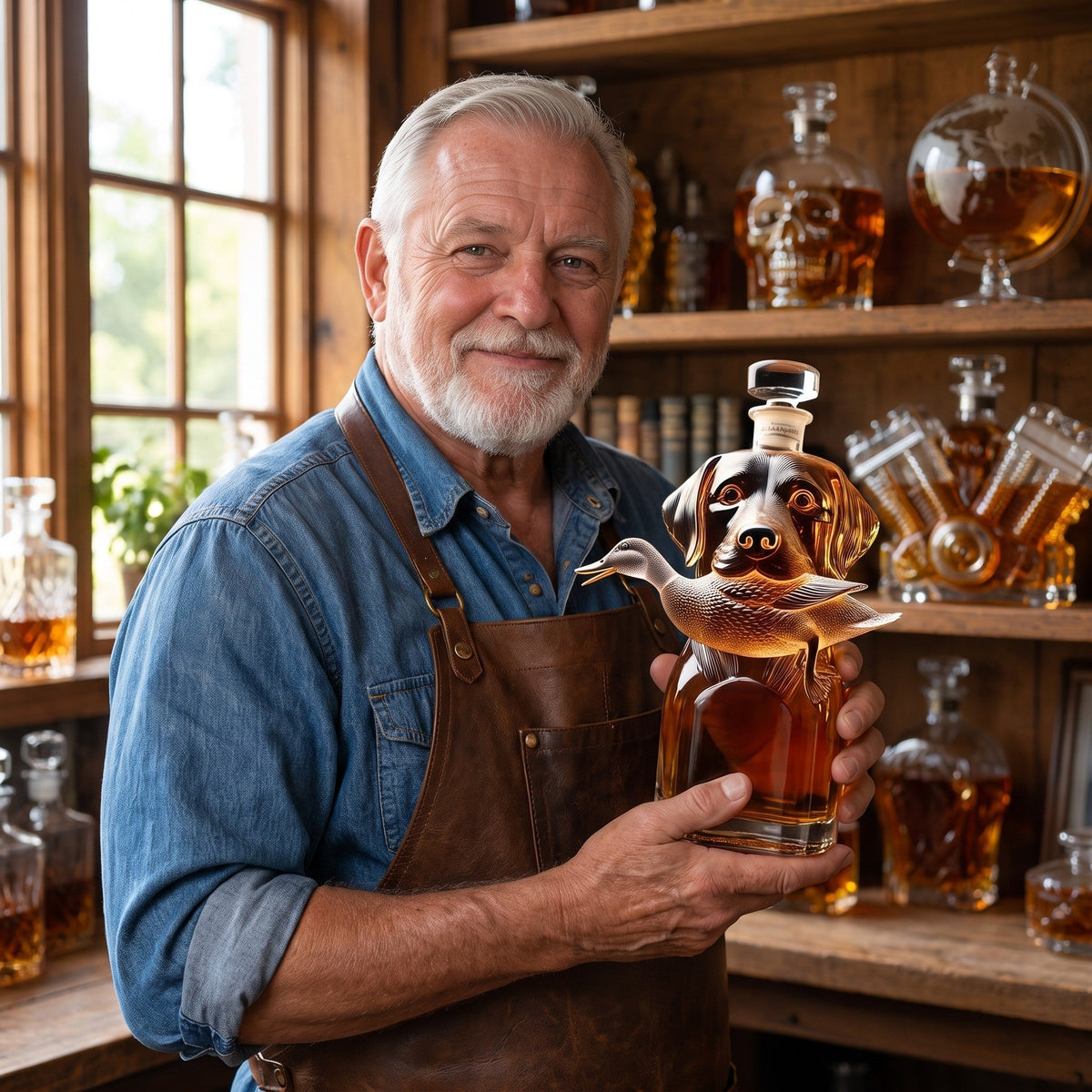 Whiskey Decanter – Hunting Dog