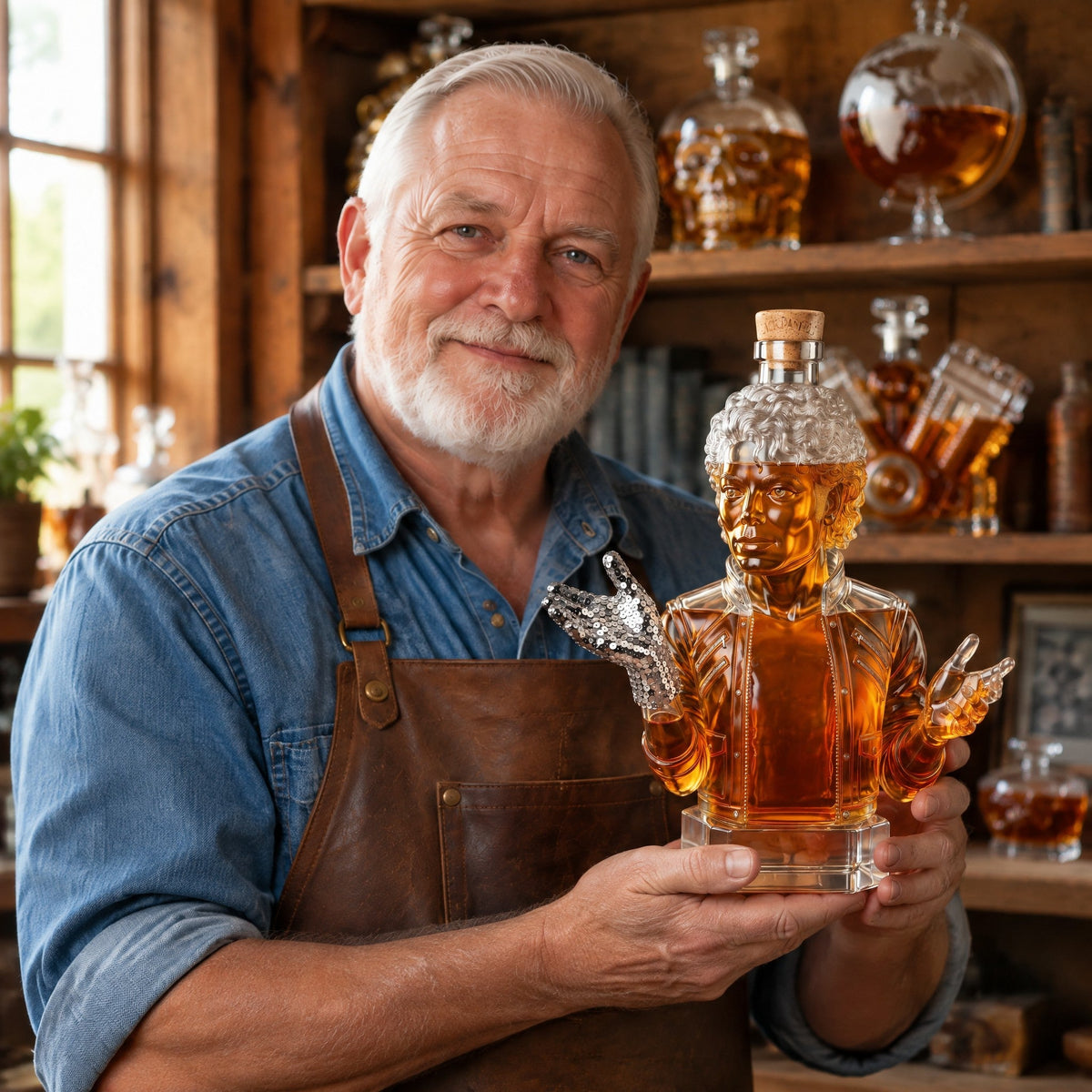 Whiskey Decanter – King of Pop