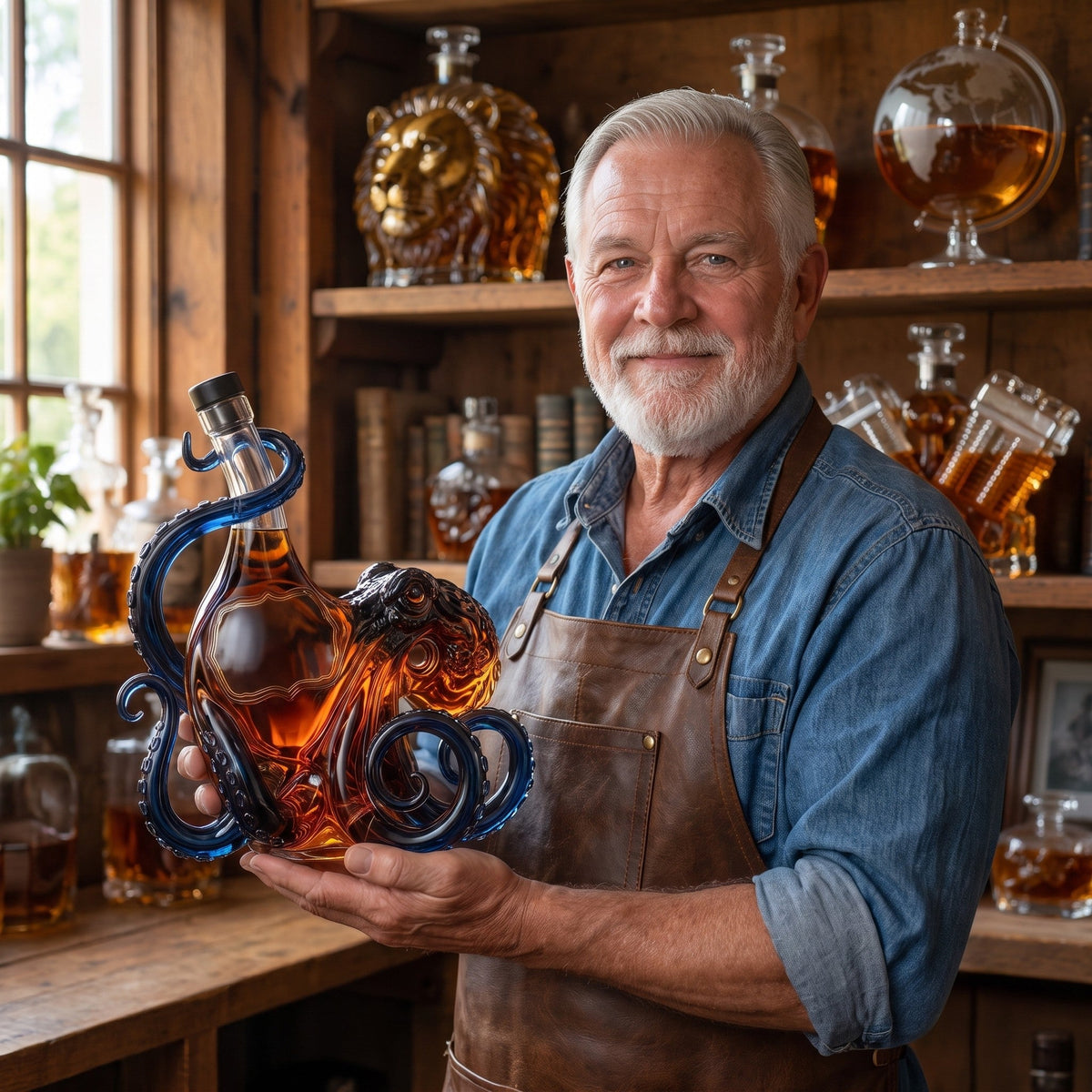 Whiskey Decanter – Kraken