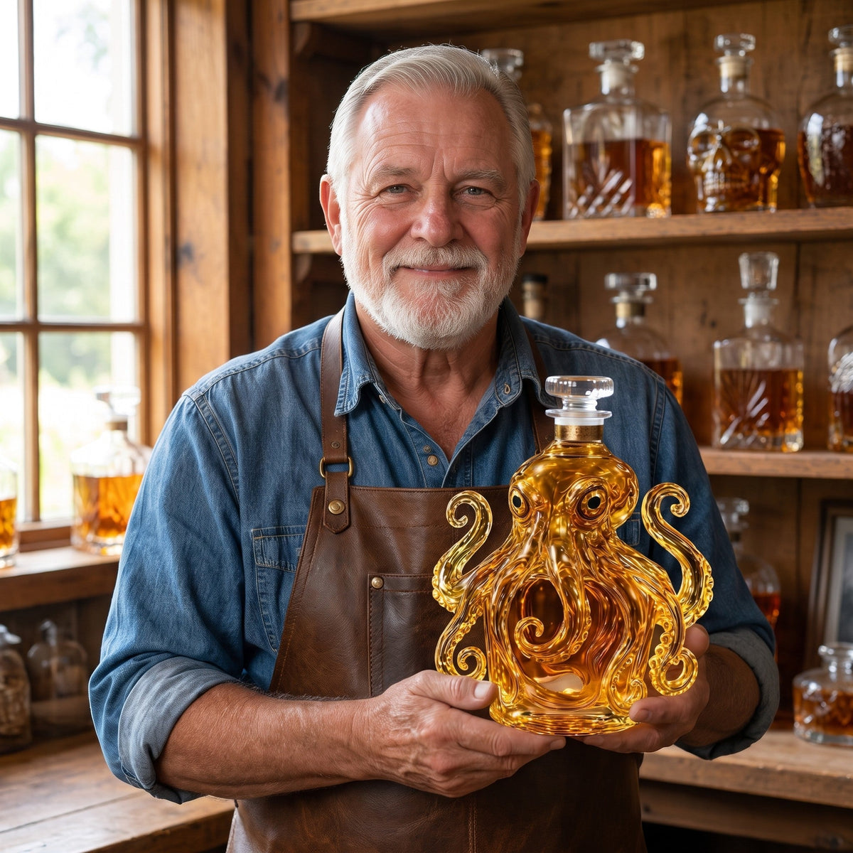 Whiskey Decanter – Octopus