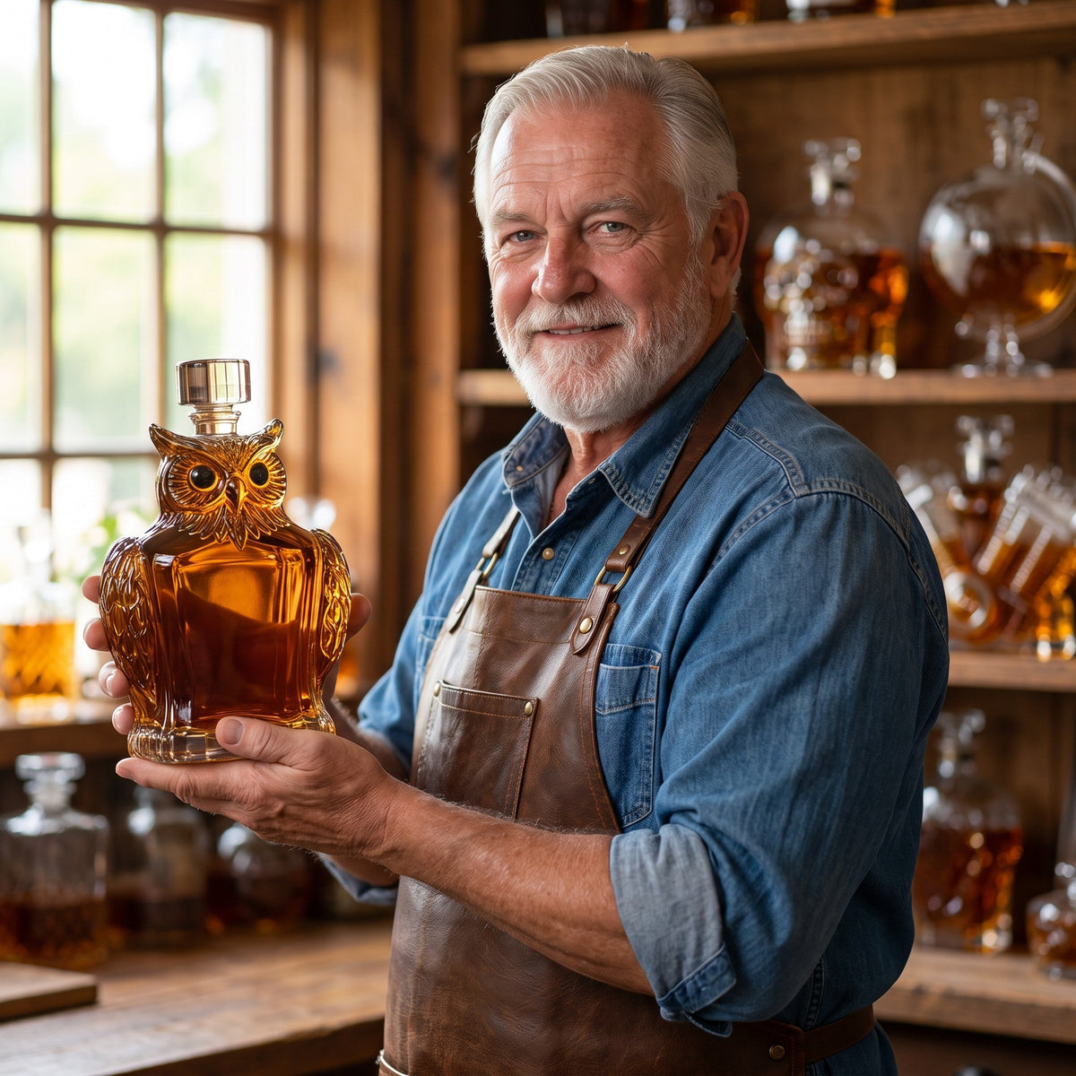 Whiskey Decanter – Owl