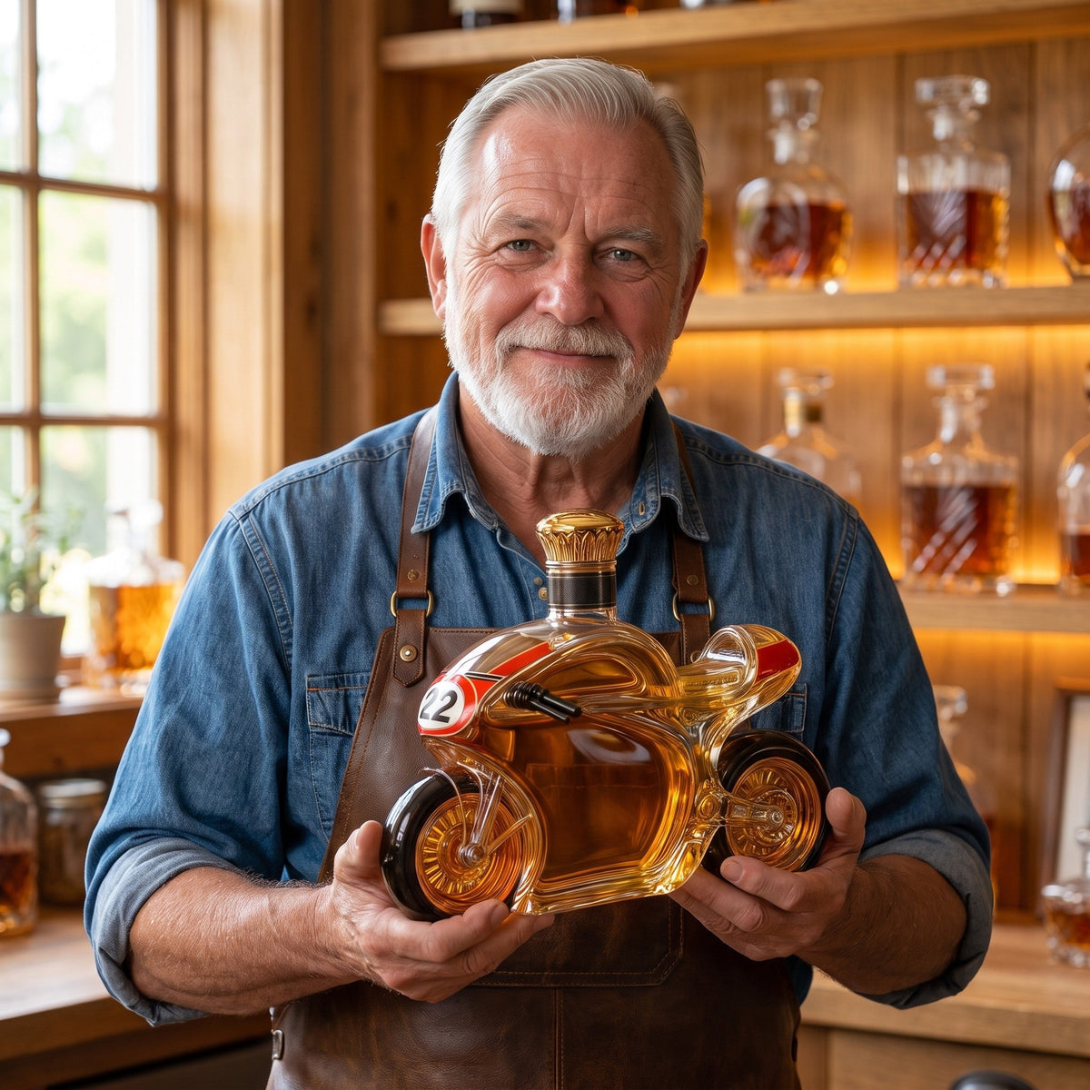Whiskey Decanter – Racing Bike