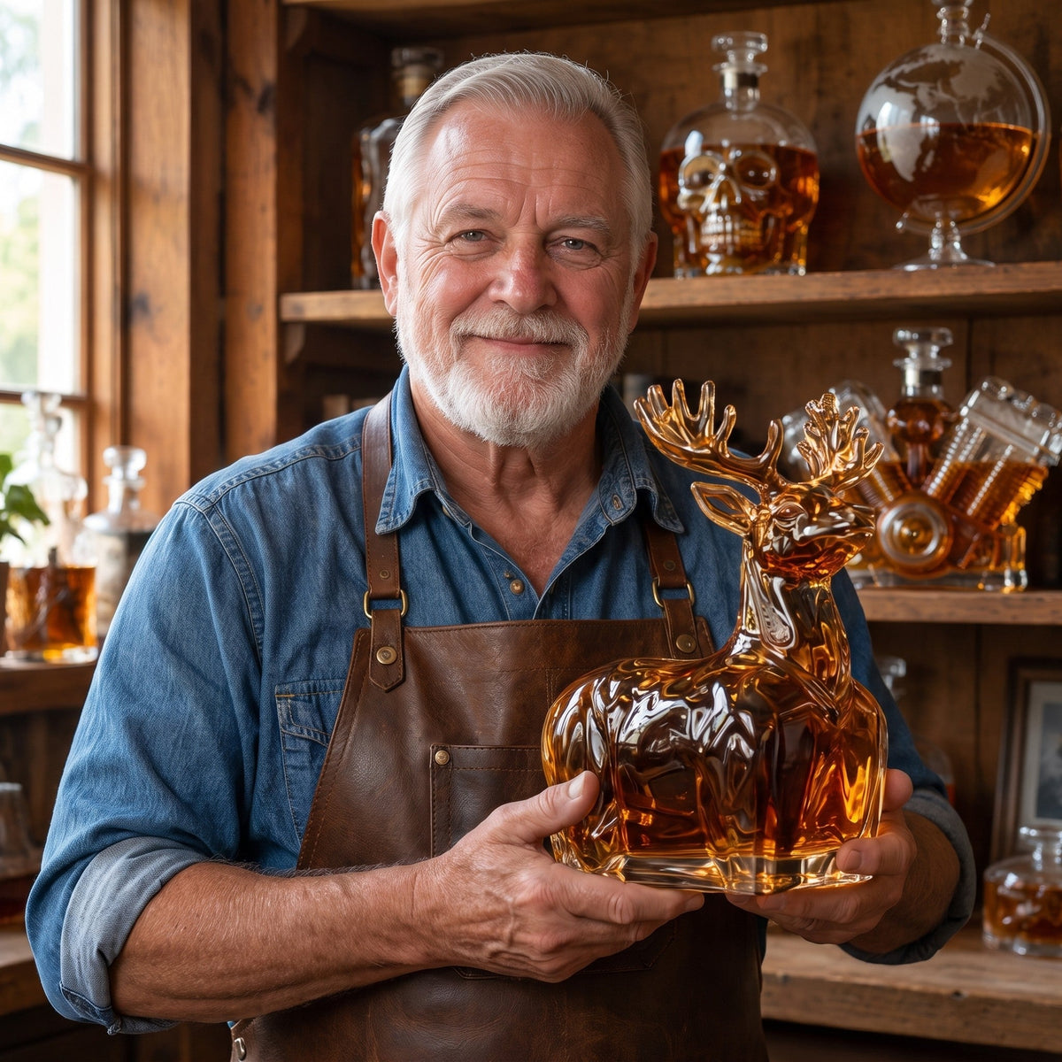Whiskey Decanter – Reindeer