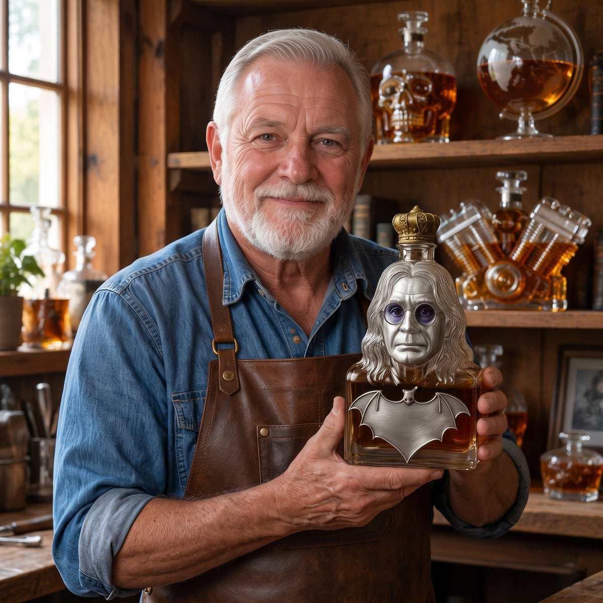 Whiskey Decanter – Rock Icon