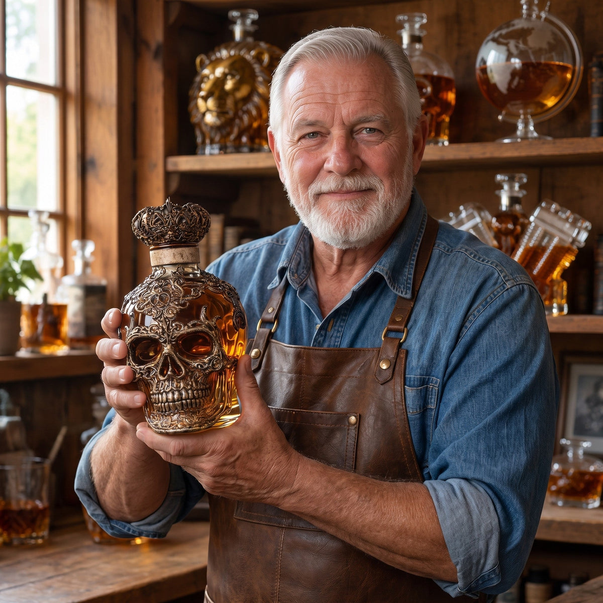 Whiskey Decanter – Skull