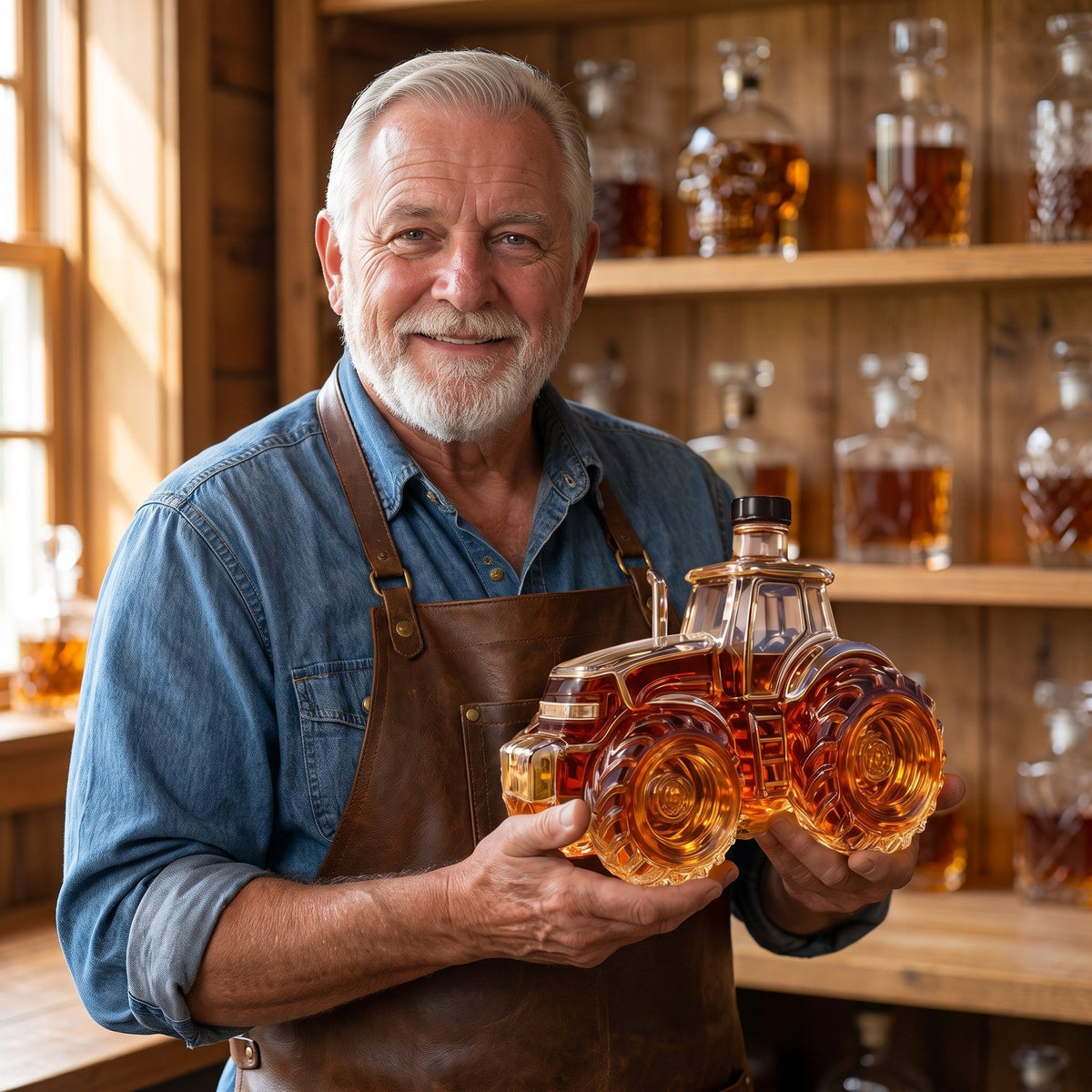 Whiskey Decanter – Tractor No.7