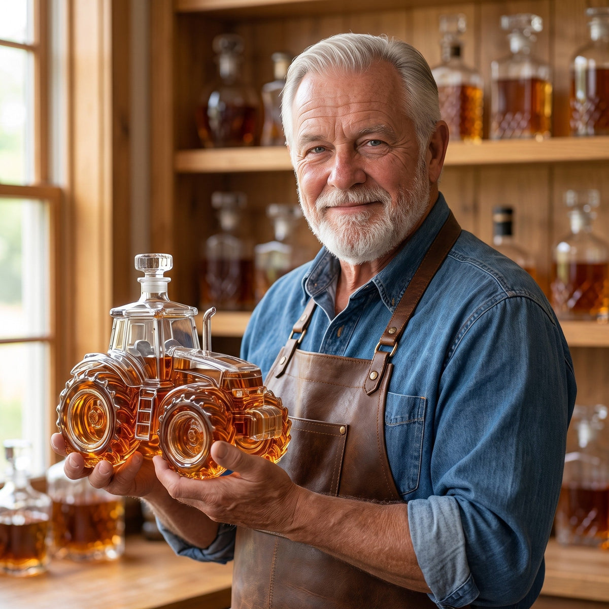 Whiskey Decanter – Tractor