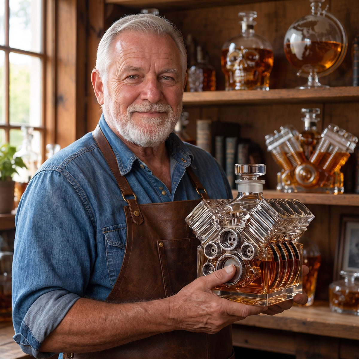 Whiskey Decanter – V8 Engine