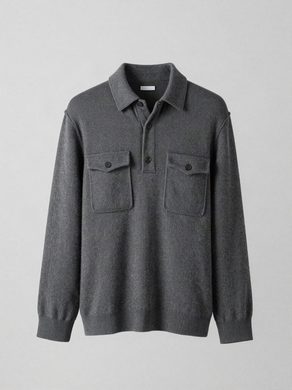 Ovelund - Knitted Overshirt with Two Chest Pockets