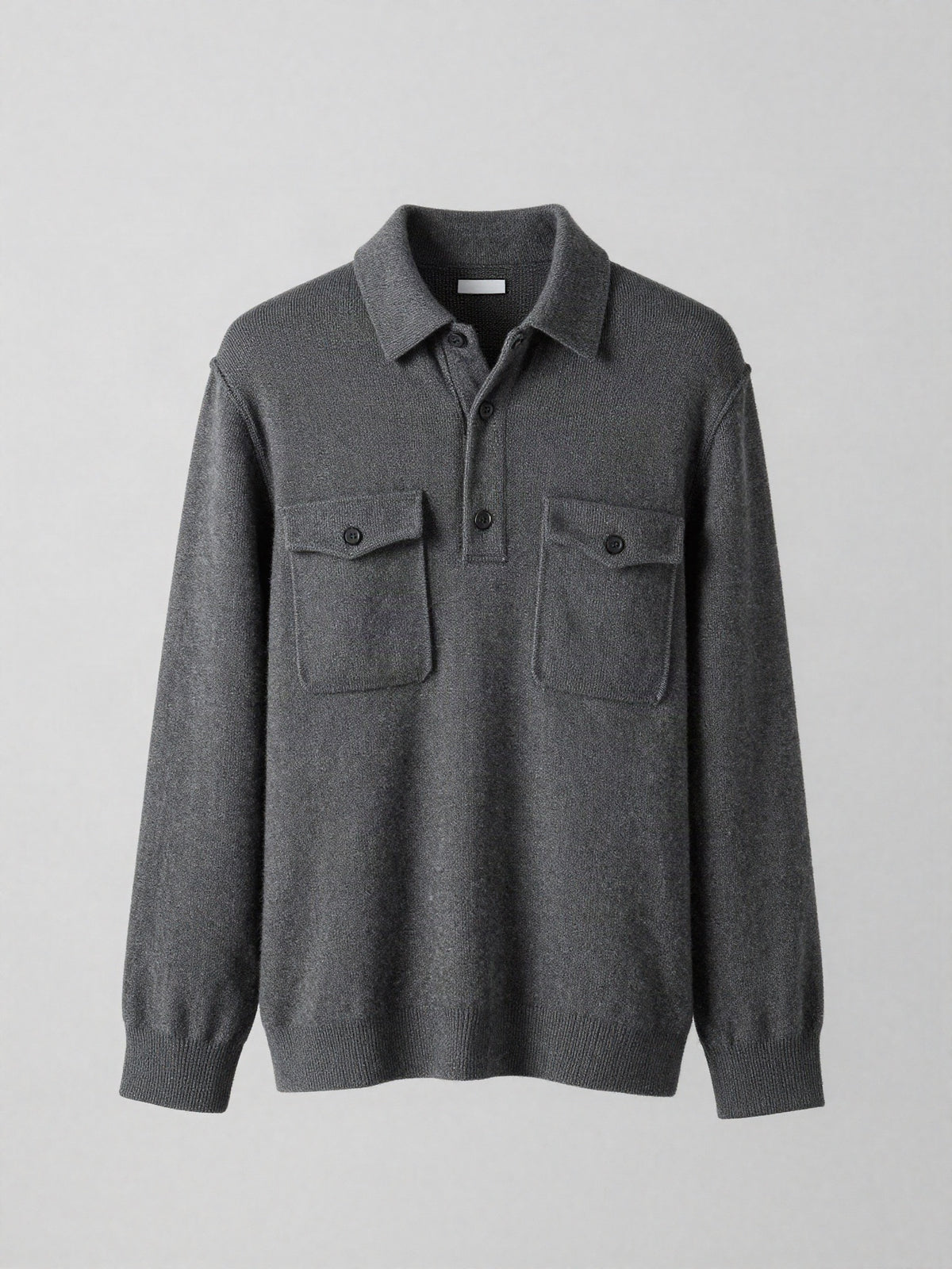 Ovelund - Knitted Overshirt with Two Chest Pockets