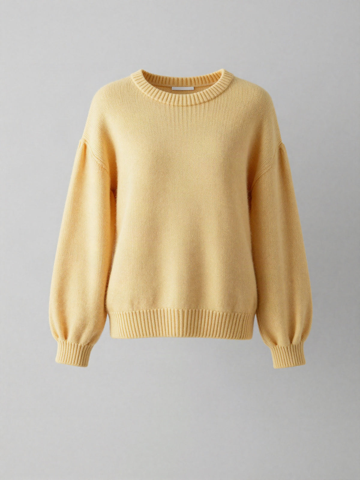 Rasvelle - Chunky Knit Sweater with Balloon Sleeves
