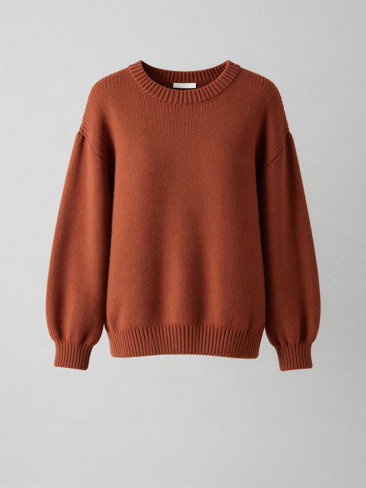 Rasvelle - Chunky Knit Sweater with Balloon Sleeves