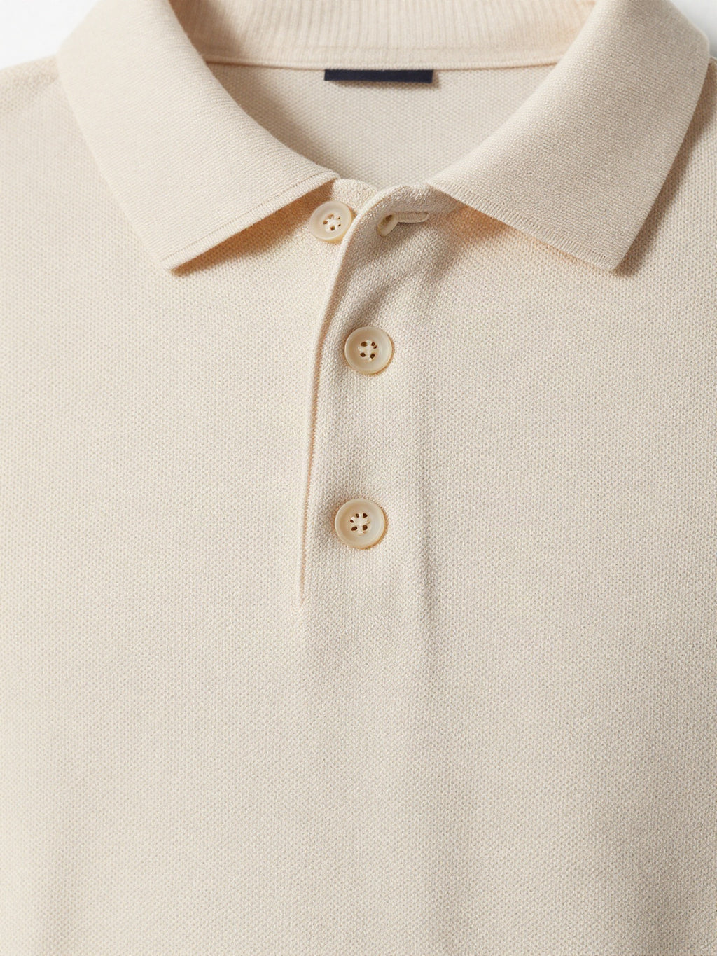 Redvarn - Knit Polo with Three Button Placket