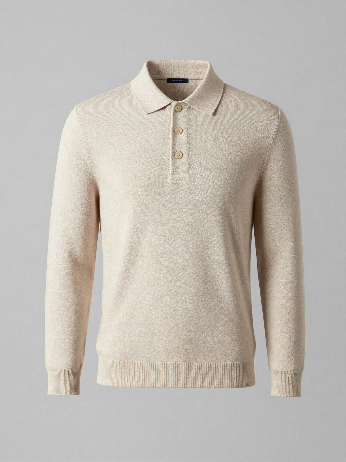 Redvarn - Knit Polo with Three Button Placket