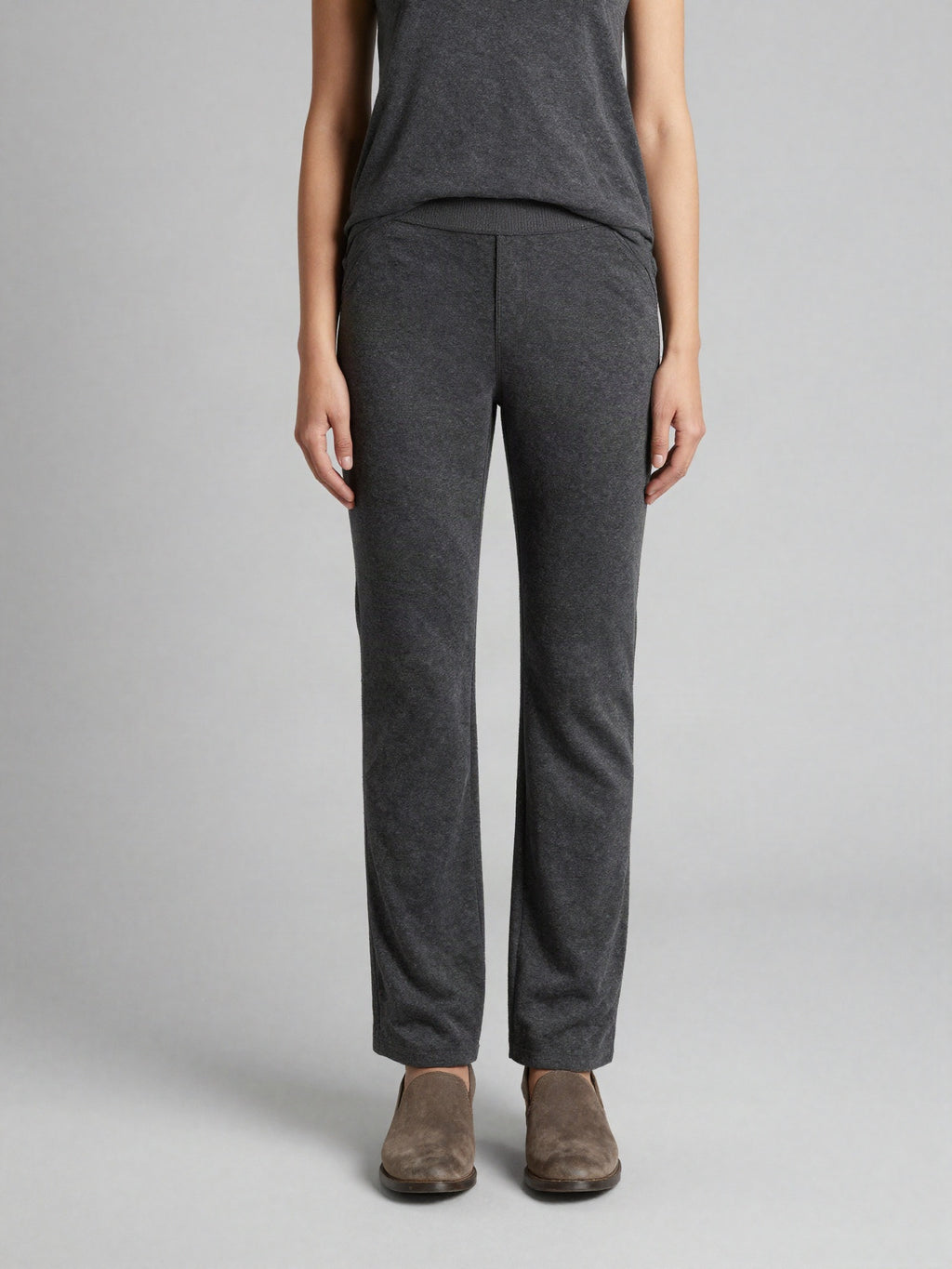 Wrenhaven - Brushed Jersey Straight Leg Pants